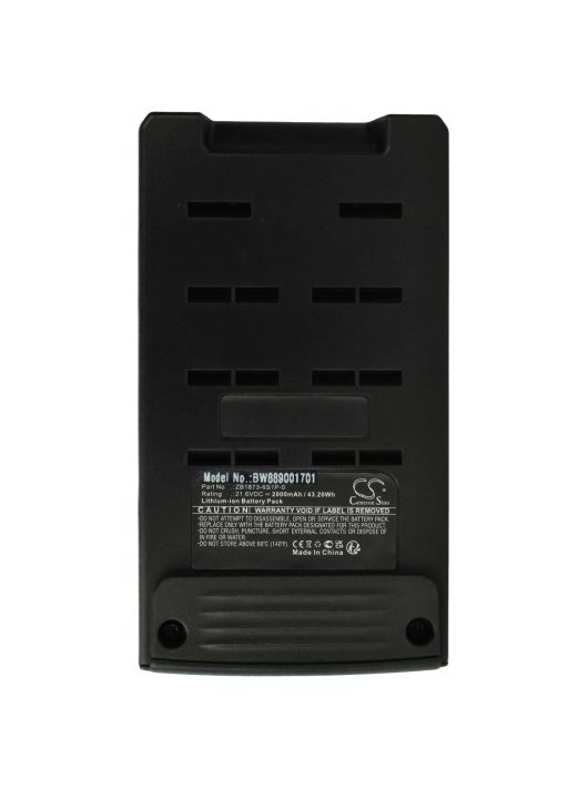 Akkumulátor Tineco ZB1873-6S1P-03, ZB1873-6S1P-0 típusokhoz - 2000 mAh, 21,6 V, Li-Ion