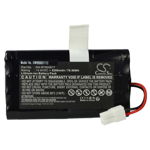VHBW Battery for Rowenta RS-RT900817 - 5200 mAh, 14.8 V, Li-Ion