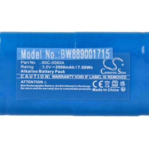 VHBW Cattron-Theimeg 60C-0060N Ipari Távirányító Elem - 2500 mAh 3 V Alkáli