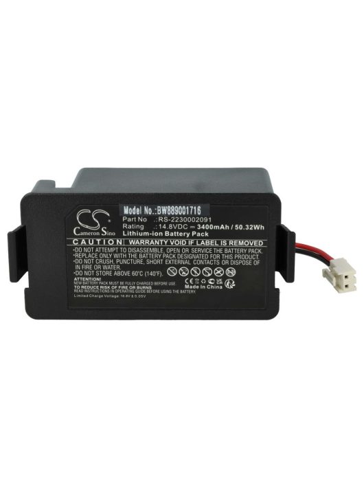 Akkumulátor Rowenta RS-2230002091-hez - 3400 mAh, 14,8 V, Li-Ion