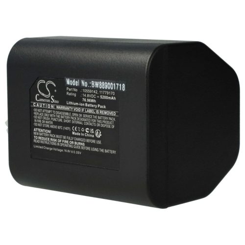 VHBW Battery for Miele 11779170, 10559142 - 5200 mAh, 14.8 V, Li-Ion