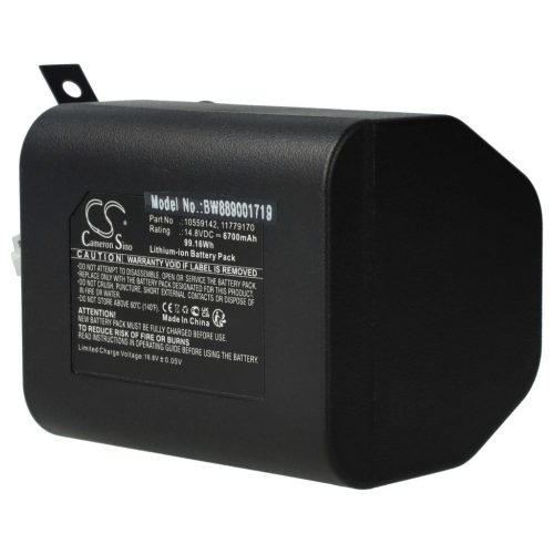 VHBW Battery for Miele 11779170, 10559142 - 6700 mAh, 14.8 V, Li-Ion