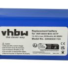 VHBW Akkumulátor Proscenic INR18650-M25-4S1P-hez - 3200 mAh, 14,4 V, Li-Ion