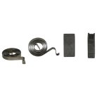 VHBW Carbon Brush 16x8x4.9mm Menzer Grinder 225 (2 pieces)