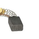 VHBW Carbon Brush (2 pieces) 10.9x6.9x18.2 mm, Decker Hand Circular Saw CS1250L-QS