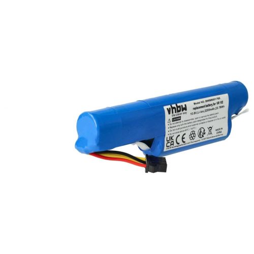 VHBW Battery for Vileda 167129, R9VR102 - 2200 mAh, 10.8 V, Li-Ion