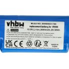 VHBW Akku für Vileda VR 201 PetPro, VR 303 - 2600 mAh, 10,8 V, Li-Ion