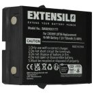 VHBW Industrial Remote Control Battery for Danfoss 2303691, BT06 - 750 mAh 7.2 V NiMH