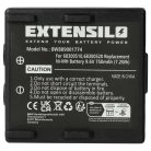 VHBW Industrial Remote Control Battery for Abitron 68300510, 68300520, 68300525 - 750 mAh 9.6 V NiMH