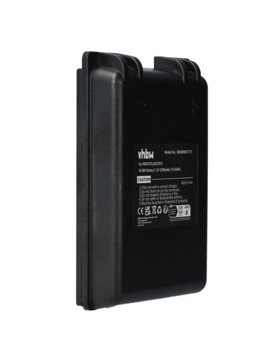 Ipari távirányító elem  Autec MH0707L, NC0707L - 2300 mAh 7,2 V NiMH