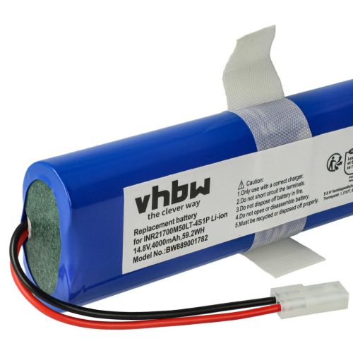 VHBW Battery 360 INR21700M50LT-4S1P - 4000 mAh, 14.8 V, Li-Ion