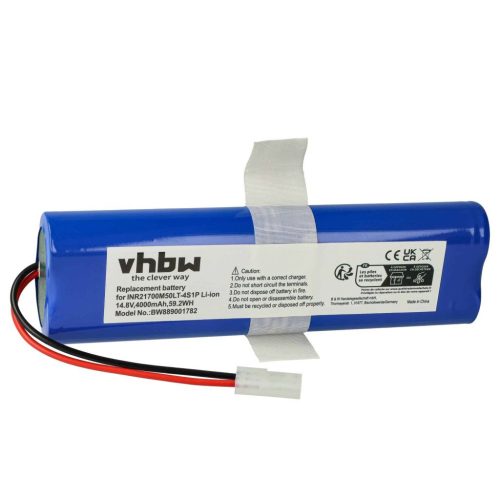 VHBW Battery 360 INR21700M50LT-4S1P - 4000 mAh, 14.8 V, Li-Ion
