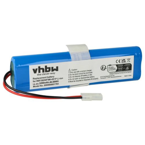 VHBW Battery - 3200 mAh, 14.4 V, Li-Ion