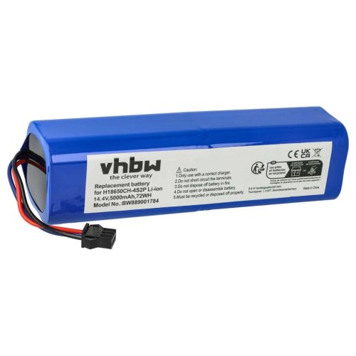 Akkumulátor Proscenic NR18650 M26-4S2P, H18650CH-4S2P - 5000 mAh-hoz, 14,4 V, Li-Ion