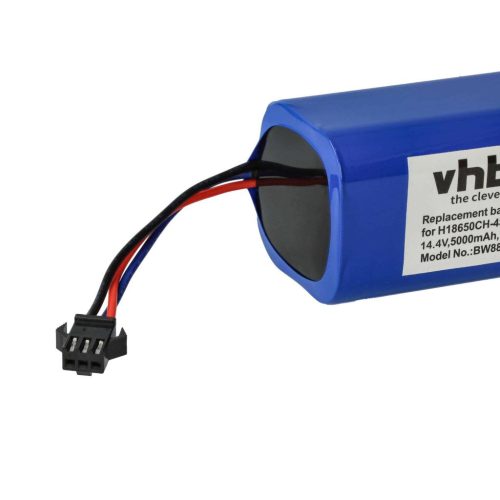 VHBW Akkumulátor Proscenic NR18650 M26-4S2P, H18650CH-4S2P - 5000 mAh-hoz, 14,4 V, Li-Ion