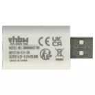 VHBW Dual USB Charger for CR425 Batteries - 4.2 V / 0.1 A