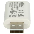 VHBW Dual USB Charger for CR425 Batteries - 4.2 V / 0.1 A
