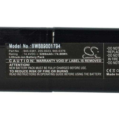 VHBW Battery for Neato 945-0376, 205-0026, 205-0023, 205-0022, 205-0021 - 5200 mAh, 14.4 V, Li-Ion