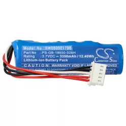   VHBW SumUp PS-GB-18650-026H Card Reader Battery - 3350 mAh 3.7 V Li-Ion