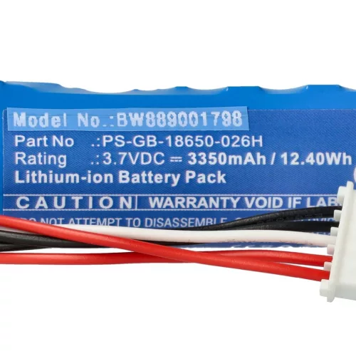 VHBW SumUp PS-GB-18650-026H Card Reader Battery - 3350 mAh 3.7 V Li-Ion