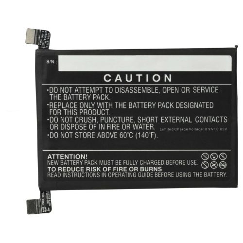 VHBW Mobile Phone Battery for OnePlus BLP945 - 2350 mAh 7.74 V Li-Polymer - Smartphone Battery