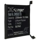 VHBW Mobile Phone Battery for OnePlus BLP945 - 2350 mAh 7.74 V Li-Polymer - Smartphone Battery