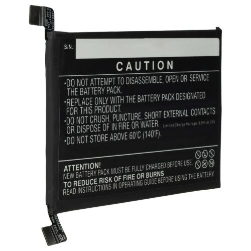 VHBW Mobile Phone Battery for OnePlus BLP945 - 2350 mAh 7.74 V Li-Polymer - Smartphone Battery