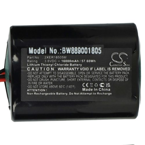 VHBW Alarmanlagen Akku Fanso 103-304742 - 16000 mAh 3,6 V Li-SOCl2