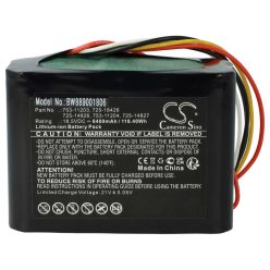   CubCadet Fűnyíró Akkumulátor 753-11203, 725-14826, 725-14827, 725-18426, 6400 mAh 18,5 V Li-Ion