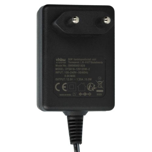 VHBW Hálózati adapter CAS 7562P1202CE0, ERJ-PA - 12 V / 1,25 A