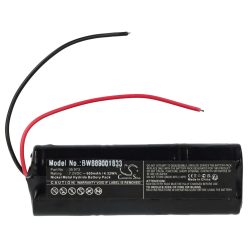 VHBW Alarmanlagen Akku Telenot 35 973 - 600 mAh 7,2 V NiMH