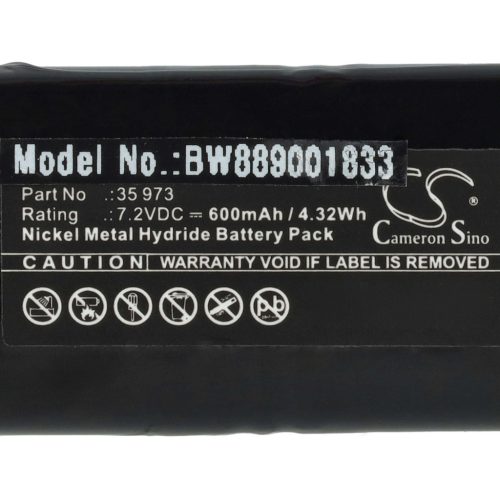VHBW Alarmanlagen Akku Telenot 35 973 - 600 mAh 7,2 V NiMH