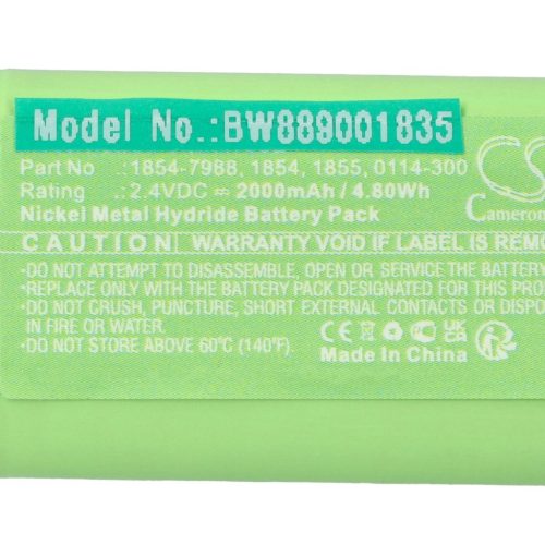 Wahl 1854-7988, 0114-300, 1855, 1854 Elektromos Borotva Elem - 2000 mAh 2,4 V NiMH
