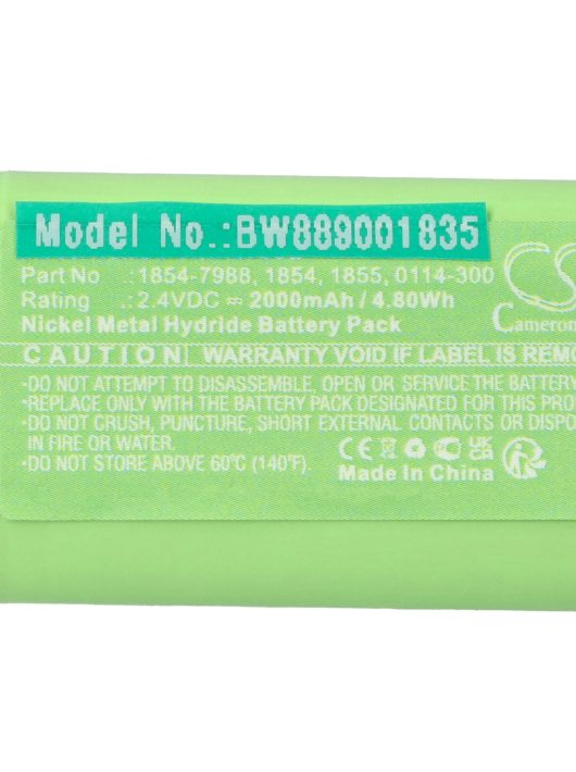 Wahl 1854-7988, 0114-300, 1855, 1854 Elektromos Borotva Elem - 2000 mAh 2,4 V NiMH