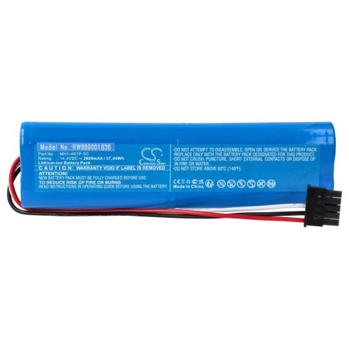 VHBW Battery for Haier MH1-4S1P-SC - 2600 mAh, 14.4 V, Li-Ion