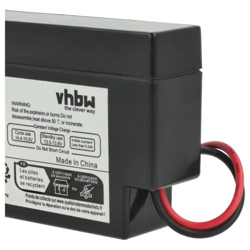 VHBW Universeller Akku MP0.8-12H Ersatz - 800 mAh 12 V AGM