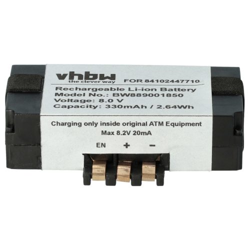 Auto TCU / ECU Gerät Batterie ersetzt BMW 84109361678, 2 447 710 - 01, 84102447710 - 330 mAh 8 V Li-Ion