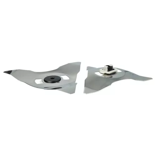 VHBW MTD MRK7003A, MRK6101A 2x Blade - Stainless Steel, Silver