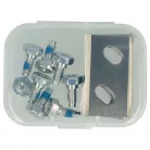 VHBW Arnold 1111-M6-1008 8x Blade, Chrome-Carbon Steel, Silver