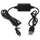 VHBW USB Charging Cable Sony AC-L200, AC-L200B, AC-L200C - 170 cm