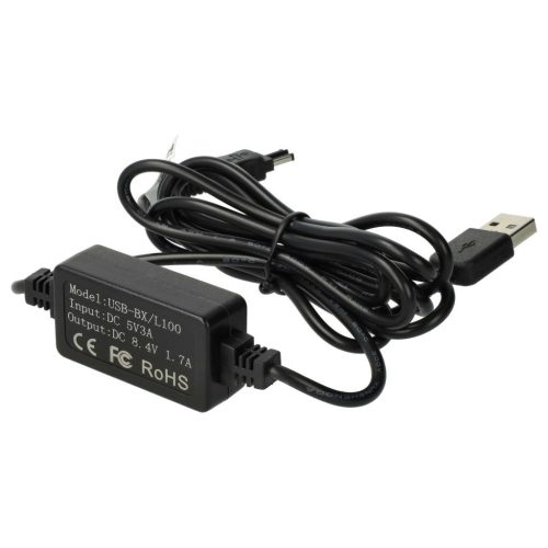 VHBW USB power supply AC-L10AC-L100AC-L10AAC-L15AAC-L15BAC-L10BAC-L15 for camera, 8.4 V 1.7 A