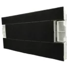 VHBW Balay 0434229 Activated Carbon Filter for Bosch Cooktop - 39.8 x 19.6/17.4 x 2.9 cm
