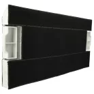 VHBW Balay 0434229 Activated Carbon Filter for Bosch Cooktop - 39.8 x 19.6/17.4 x 2.9 cm