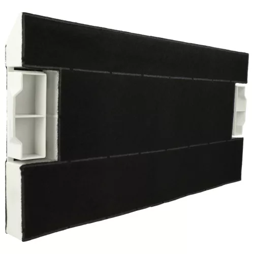 VHBW Balay 0434229 Activated Carbon Filter for Bosch Cooktop - 39.8 x 19.6/17.4 x 2.9 cm