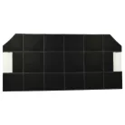 VHBW Bosch DHZ3300 Active Carbon Filter - 49.6 x 23 x 3 cm