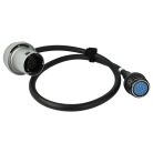 VHBW OBD Adapter für Mercedes-Benz C4 Fahrzeug / Diagnosetool - OBD1 Kabel, 21,7 cm