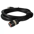 VHBW USB Adapter Cable instead of Volvo 88890305 - 17.5 cm