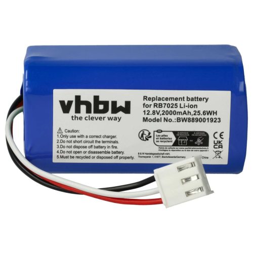 VHBW Battery for Philips CP0111/01, 4IFR19/66 - 2000 mAh, 12.8 V, Li-Ion