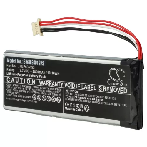 VHBW Automotive Diagnostic Tool Battery Autel MLP604193 - 2800 mAh 3.7 V Li-polymer
