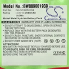 VHBW Vezetékes telefon akku GP T111-hez - 2000 mAh 4,8 V NiMH